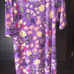 LuLaRoe julia floral lavender xxl dress